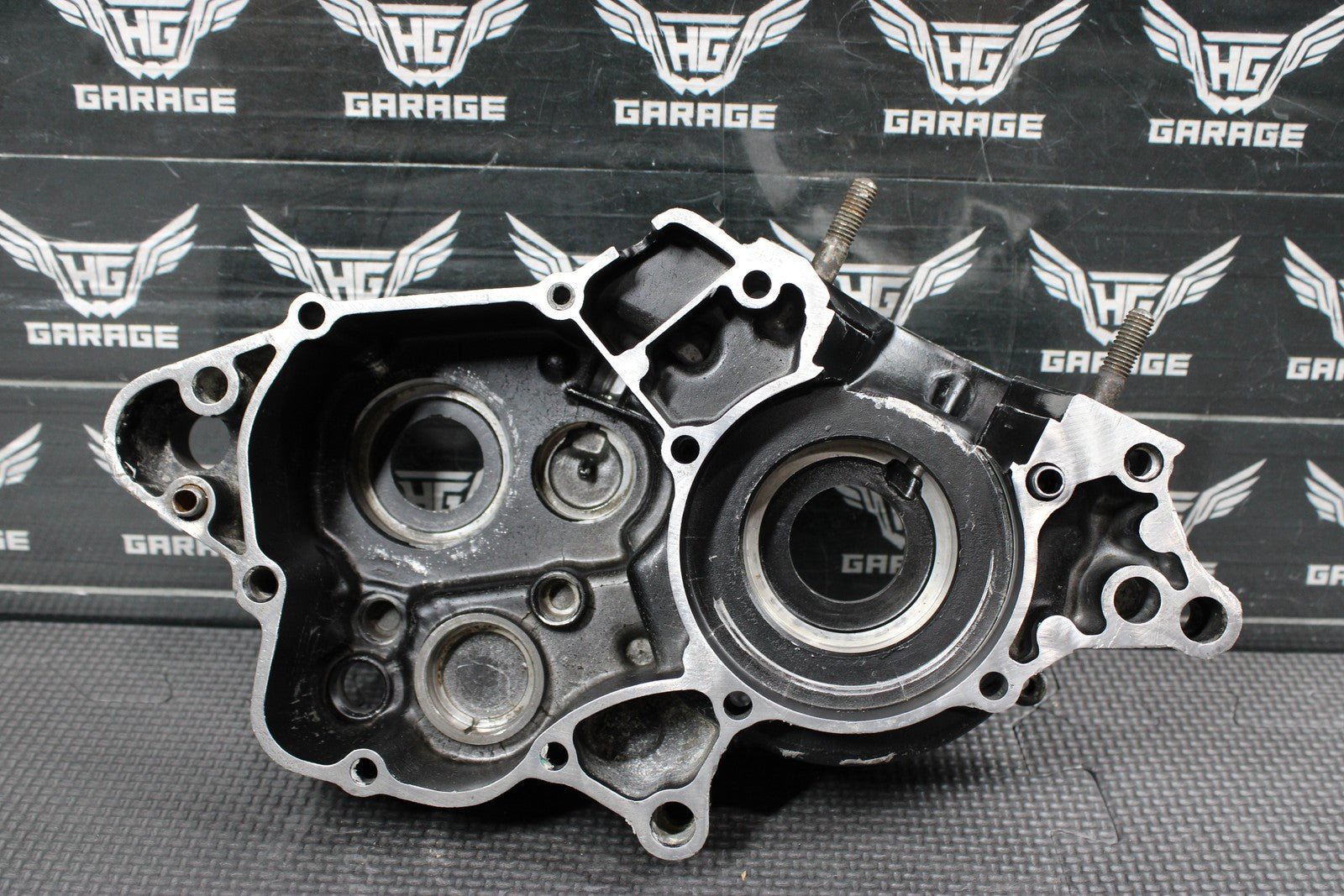 1991 HONDA CR80R OEM LEFT ENGINE MOTOR CRANKCASE CRANK CASES BLOCK - hggarage