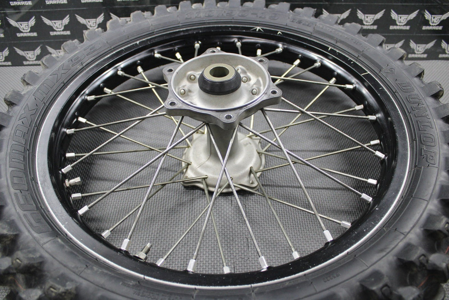 2020 SUZUKI RMZ250 OEM BLACK REAR BACK WHEEL RIM HUB TIRE 64100 - 46K00 19 x 1.85" - hggarage