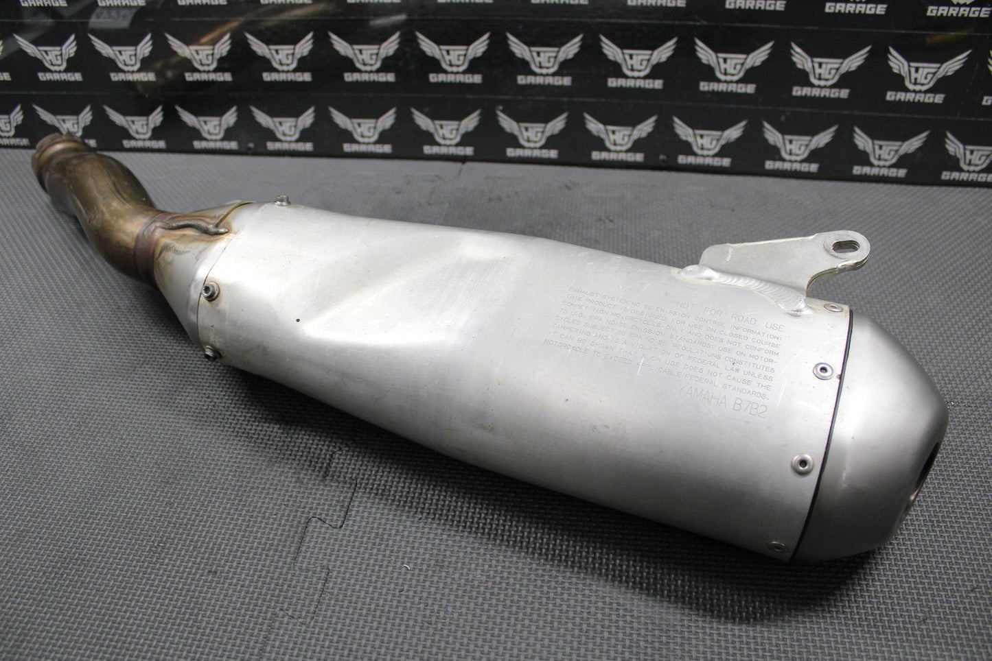 2020 2021 YAMAHA YZ250FX OEM MUFFLER EXHAUST SILENCER SLIP ON PIPE B7B - 14750 - 10 - hggarage