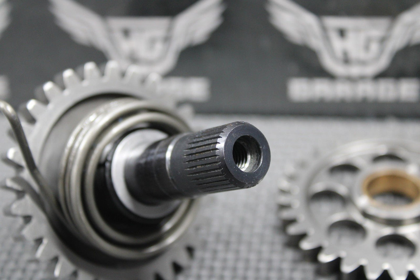 2010 05 - 13 KTM 250 XCF - W SXF OEM KICKSTART KICK START SHAFT W IDLER GEAR NICE! - hggarage