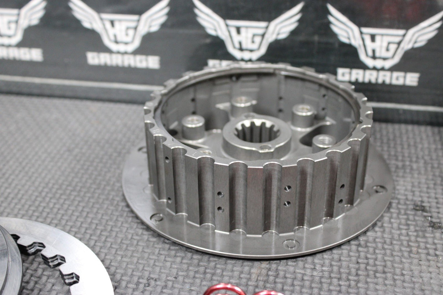 02 - 08 HONDA CRF450R REKLUSE CORE MANUAL COMPLETE CLUTCH W PLATES INNER OUTER HUB - hggarage