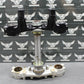2002 HONDA XR200R 90 - 02 OEM FRONT FORKS LOWER UPPER TRIPLE TREE STEM BAR CLAMP - hggarage