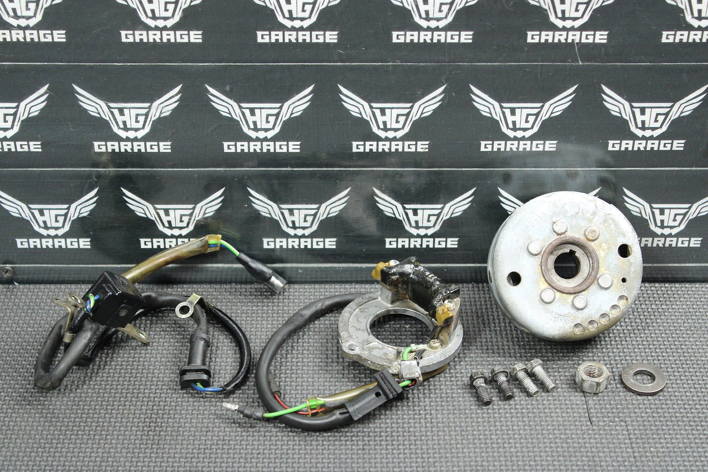 1993 Honda CR80R OEM Stator Magneto Rotor Flywheel 31100 - GC4 - 600 - hggarage