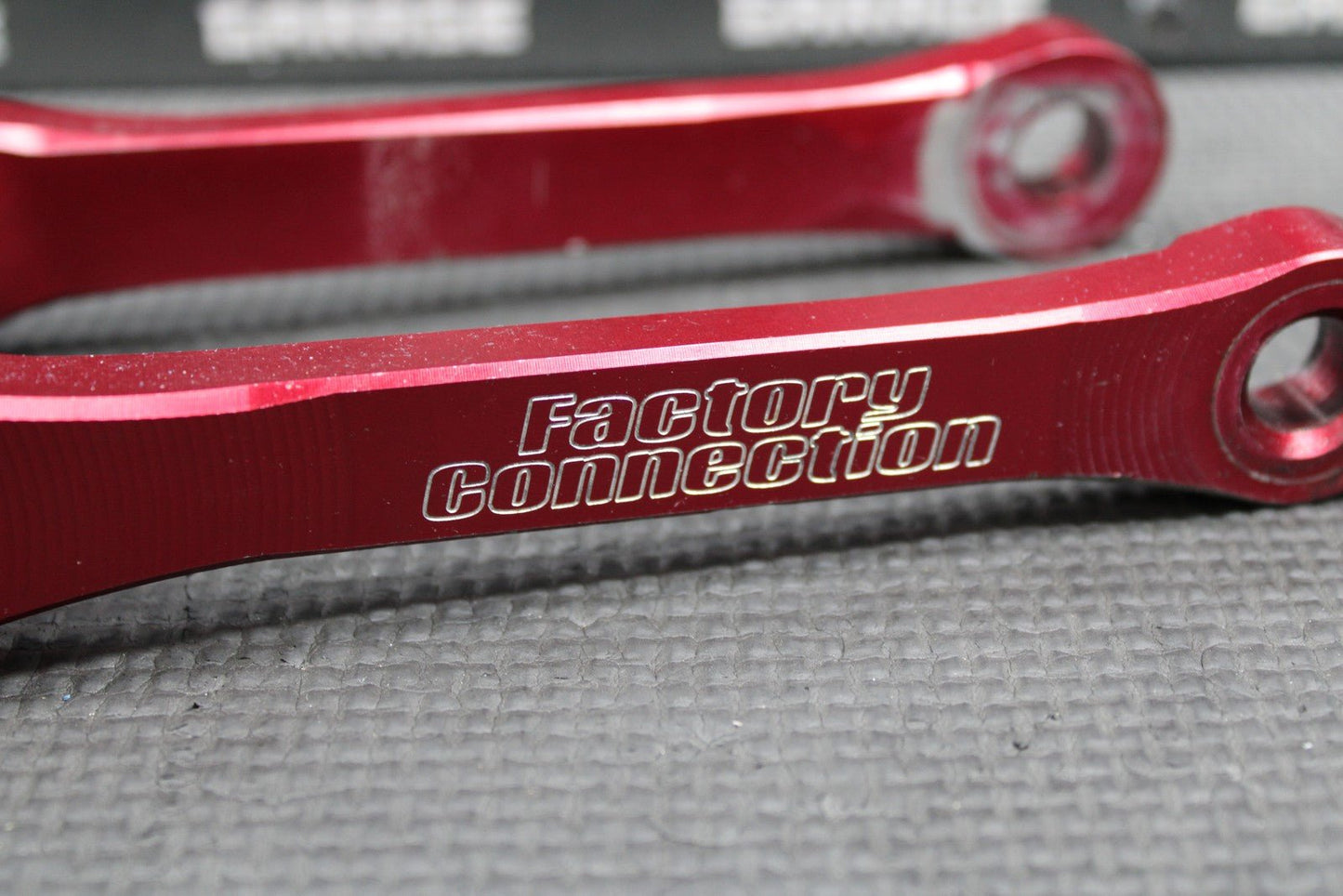 2012 HONDA CRF250R CRF450R FACTORY CONNECTION RED BILLET SHOCK SWINGARM LINKAGE - hggarage