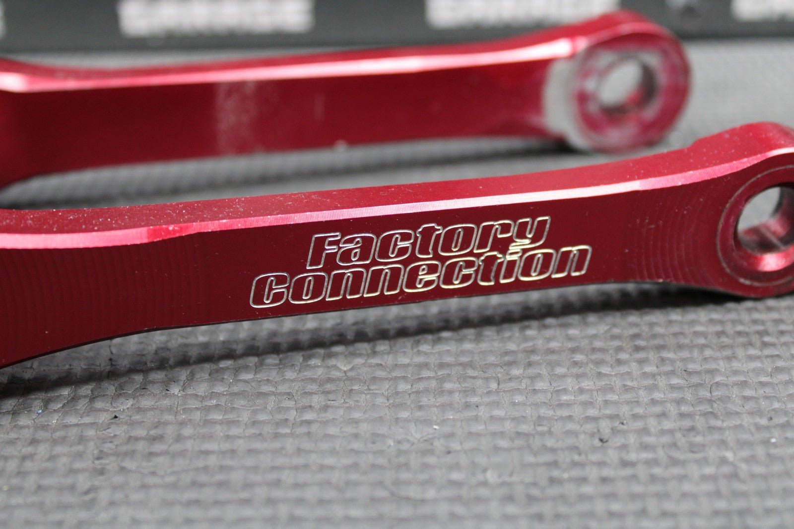 2012 HONDA CRF250R CRF450R FACTORY CONNECTION RED BILLET SHOCK SWINGARM LINKAGE - hggarage