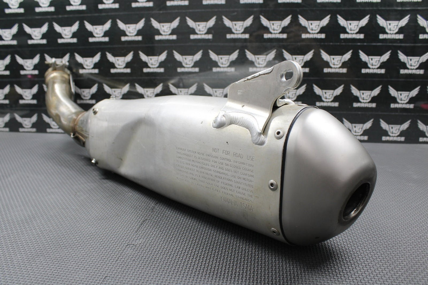 2019 17 - 19 YAMAHA YZ250FX OEM MUFFLER EXHAUST SILENCER SLIP ON PIPE 1SM - 14750 - A0 - hggarage