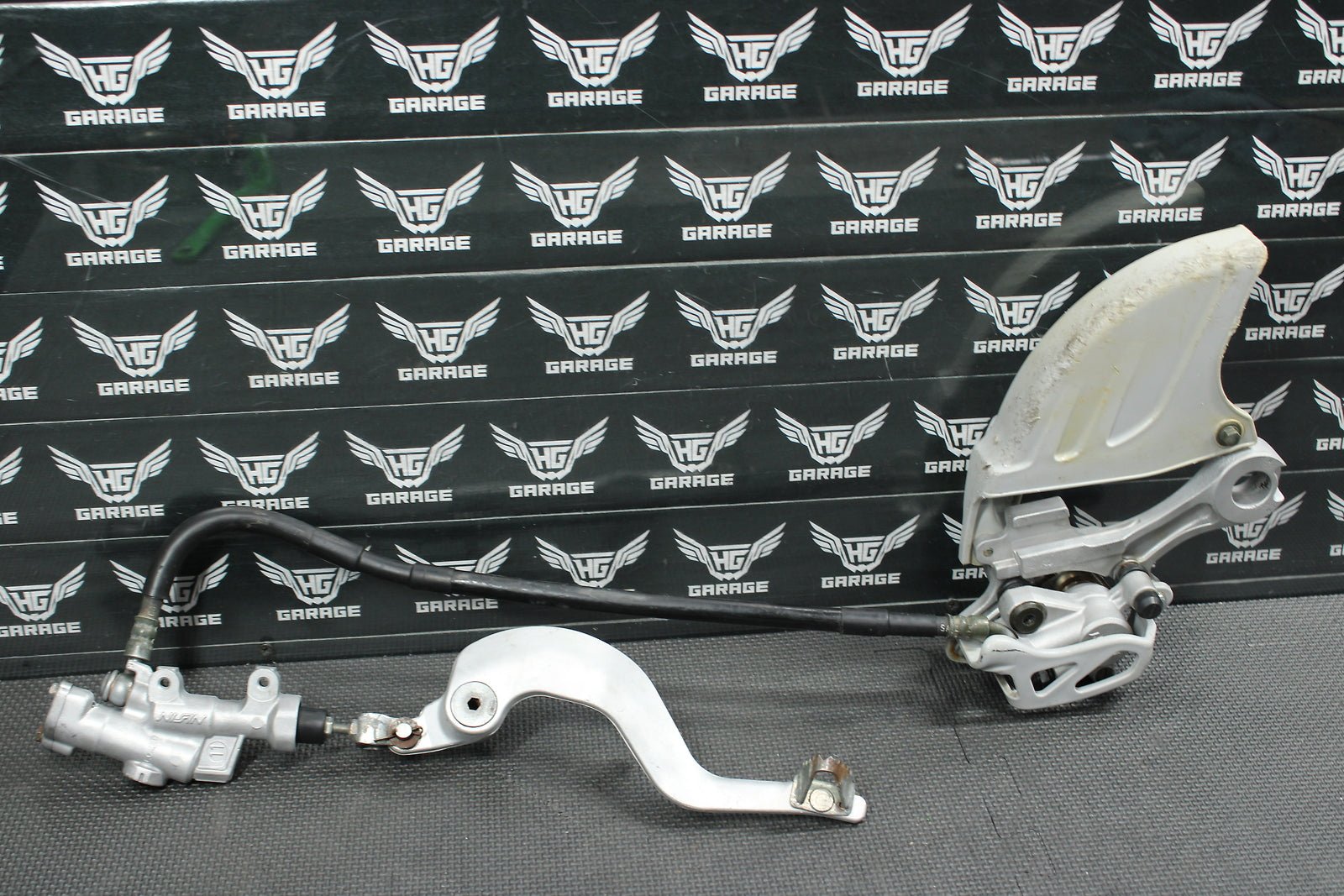 2004 Yamaha YZ450F OEM Nissin Rear Back Brake Caliper Master Cylinder Assembly - hggarage