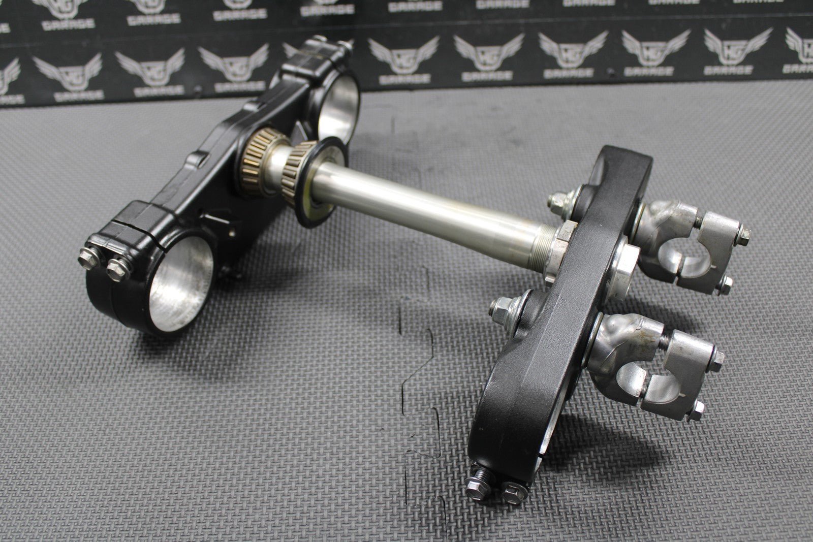 2020 YAMAHA 18 - 20 YZ250F OEM FRONT FORKS LOWER UPPER TRIPLE TREE STEM BAR CLAMP - hggarage