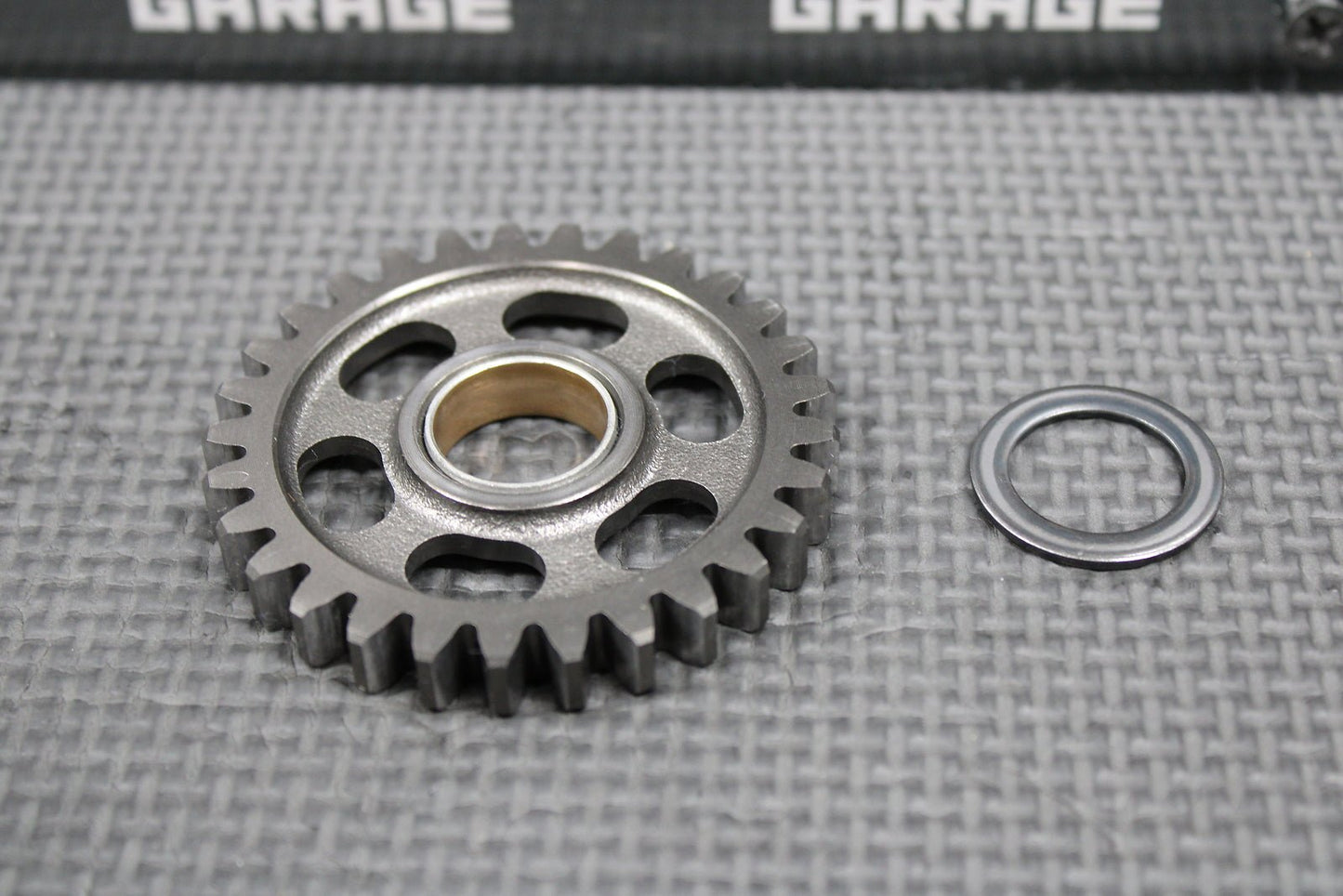 1999 HONDA CR125R OEM KICKSTART KICK START SHAFT W IDLER GEAR 28210 - KS6 - 700 - hggarage