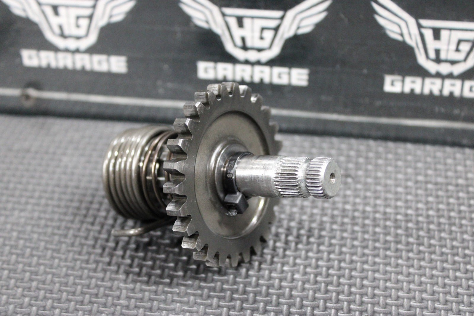 2001 SUZUKI RM80 OEM KICKSTART KICK START SHAFT W IDLER GEAR 26211 - 02B04 - hggarage