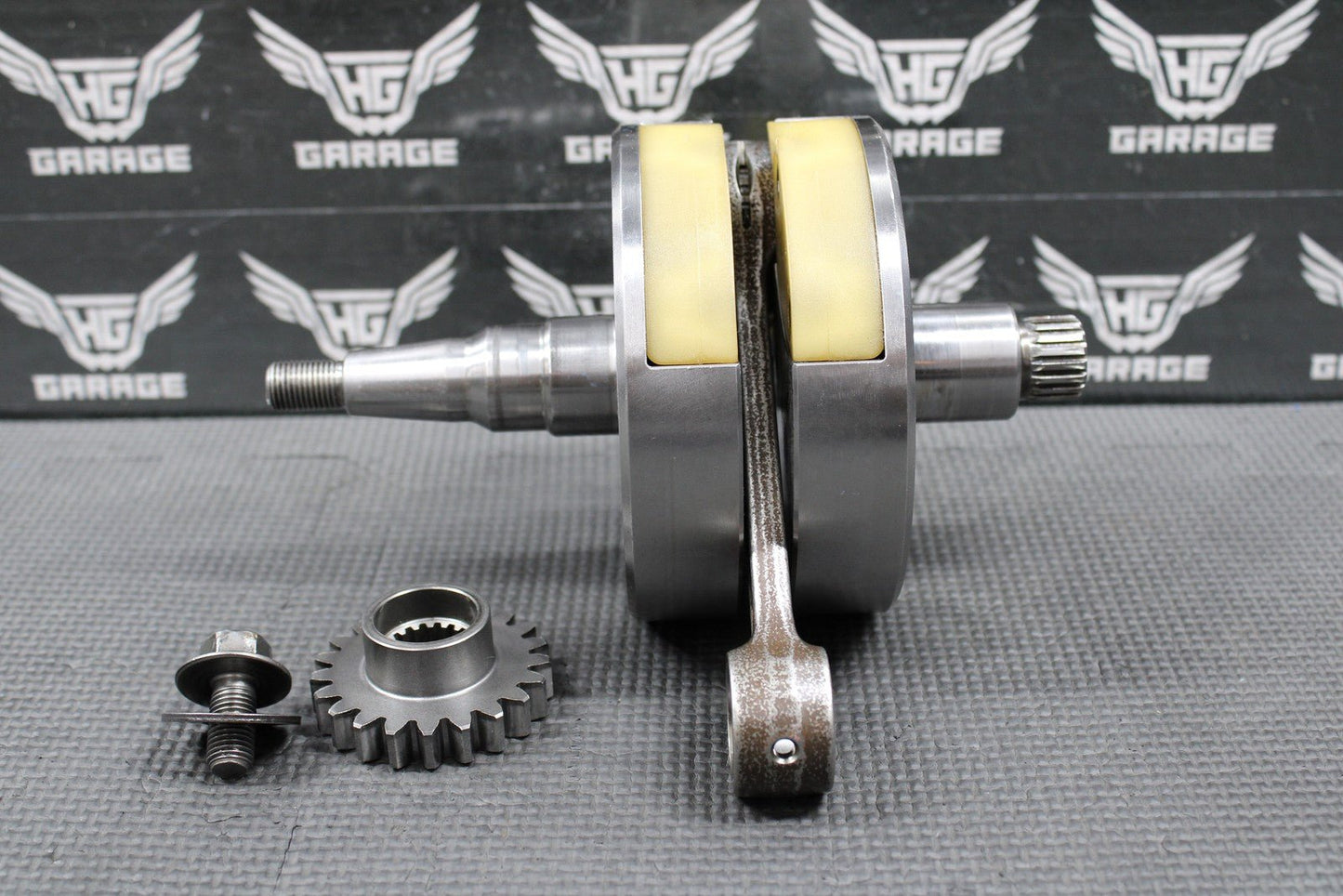 2003 SUZUKI 03 - 08 RM250 ENGINE MOTOR CRANKSHAFT CRANK SHAFT OEM CON ROD GOOD! - hggarage