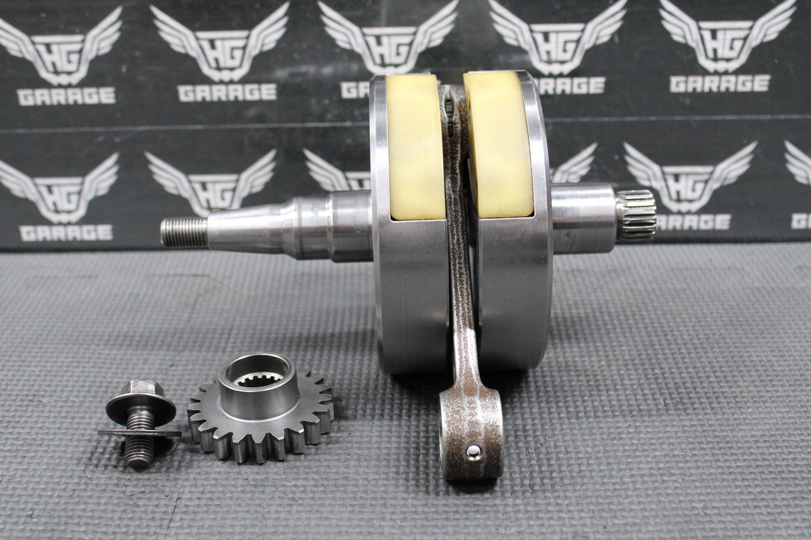 2003 SUZUKI 03 - 08 RM250 ENGINE MOTOR CRANKSHAFT CRANK SHAFT OEM CON ROD GOOD! - hggarage
