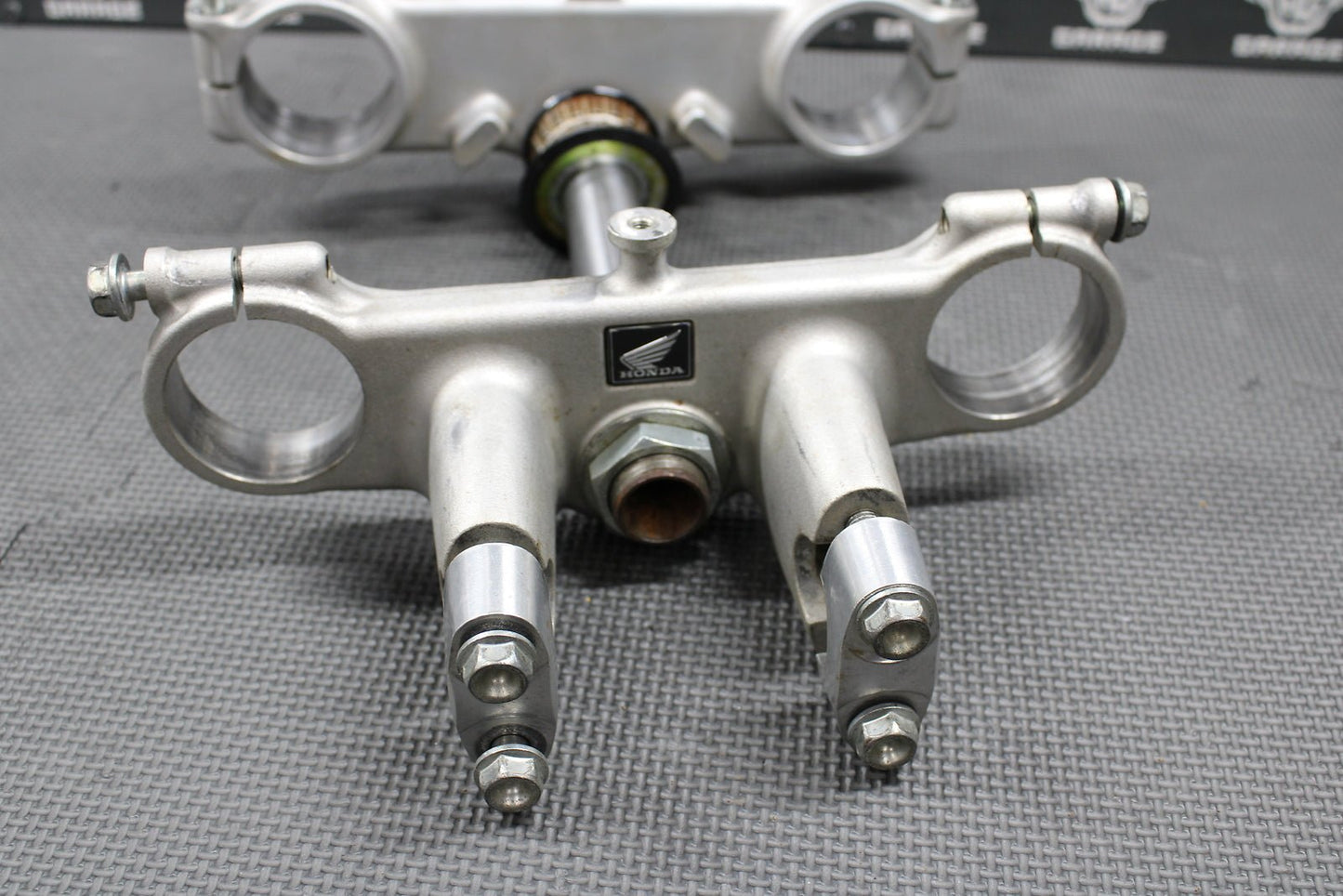 2007 HONDA 07 - 22 CRF150R CRF150RB OEM FRONT FORKS LOWER UPPER TRIPLE TREE CLAMP - hggarage