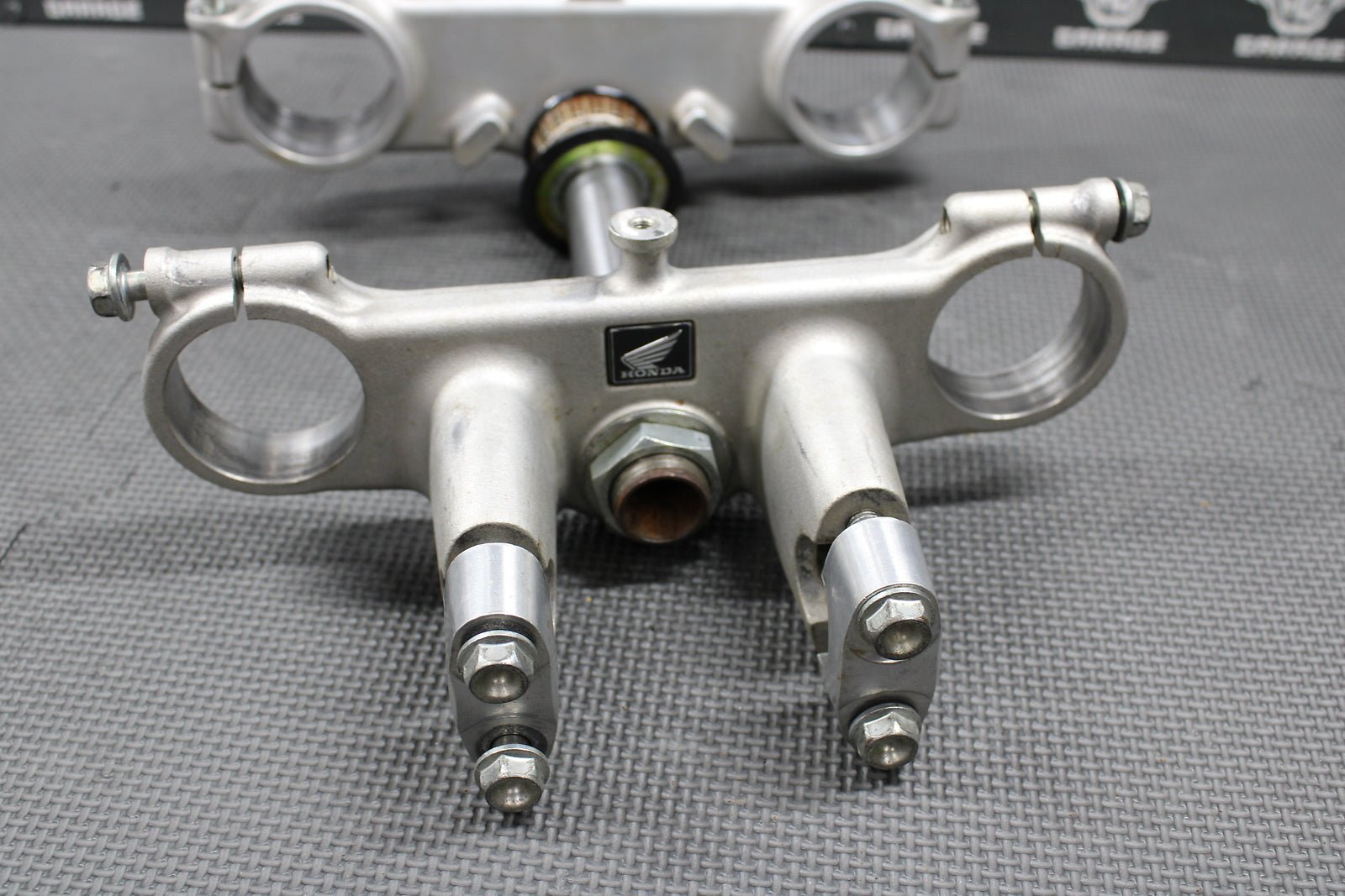 2007 HONDA 07 - 22 CRF150R CRF150RB OEM FRONT FORKS LOWER UPPER TRIPLE TREE CLAMP - hggarage