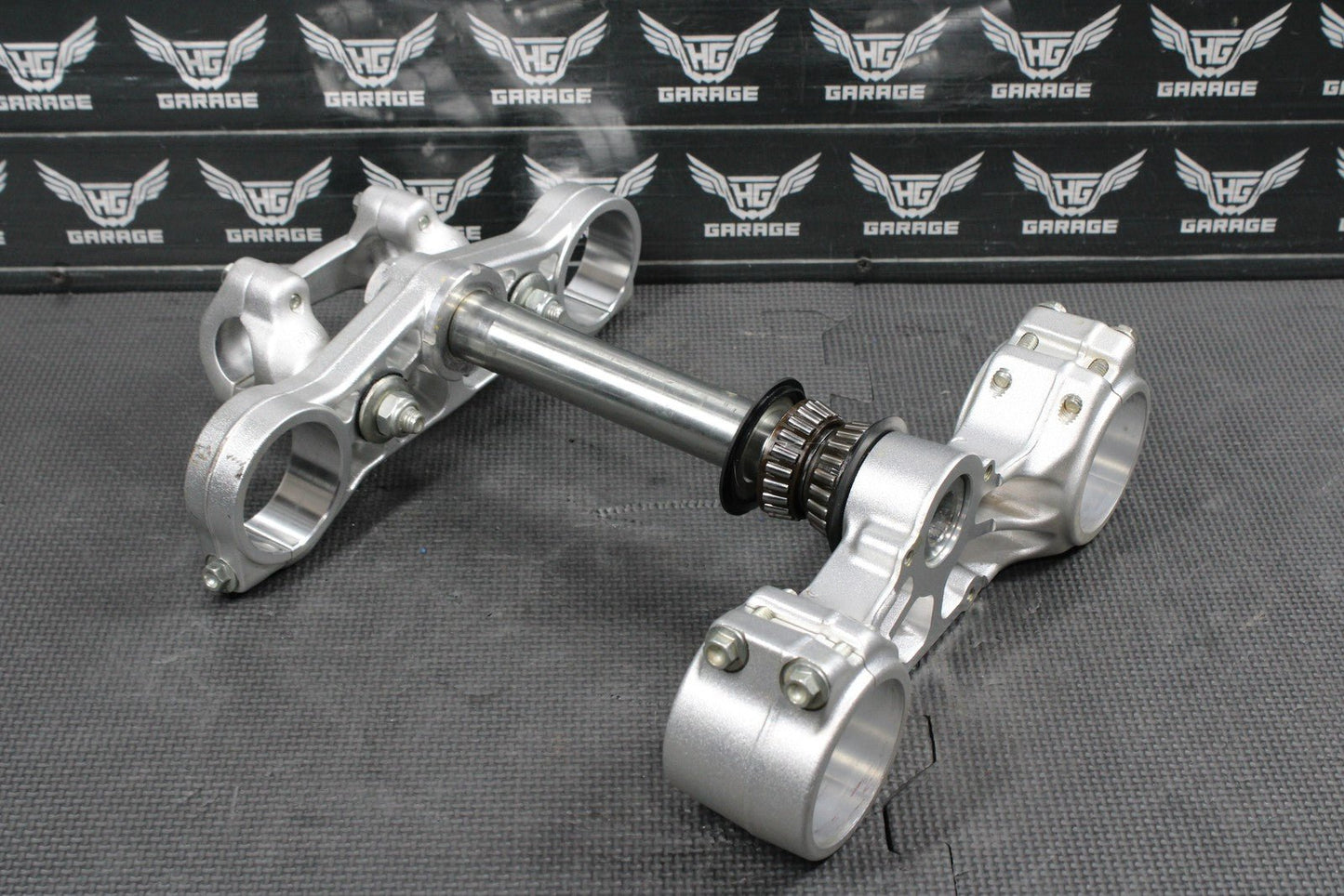 2013 HUSQVARNA TE511 OEM FRONT FORKS LOWER UPPER TRIPLE TREE STEM CLAMP - hggarage