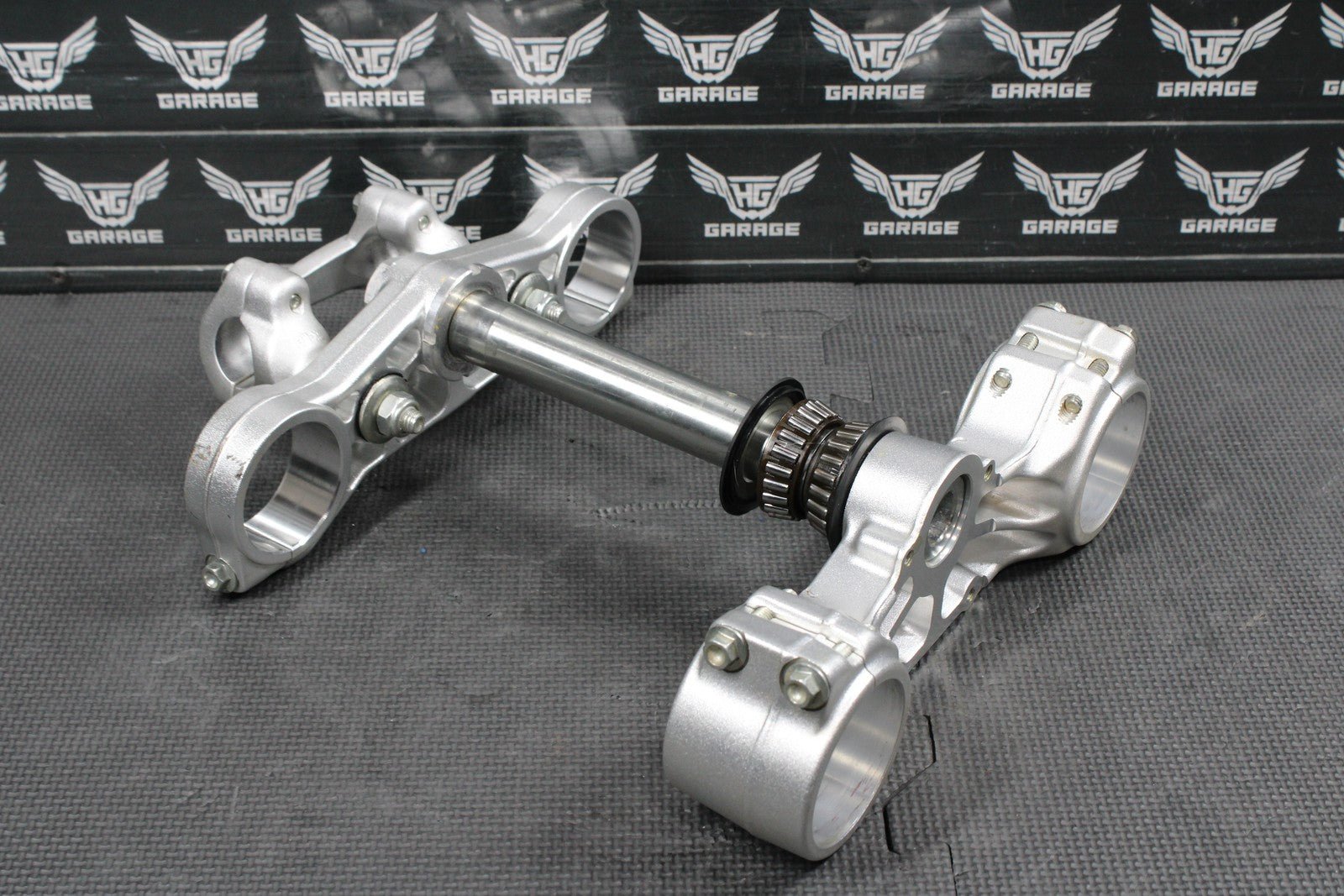 2013 HUSQVARNA TE511 OEM FRONT FORKS LOWER UPPER TRIPLE TREE STEM CLAMP - hggarage