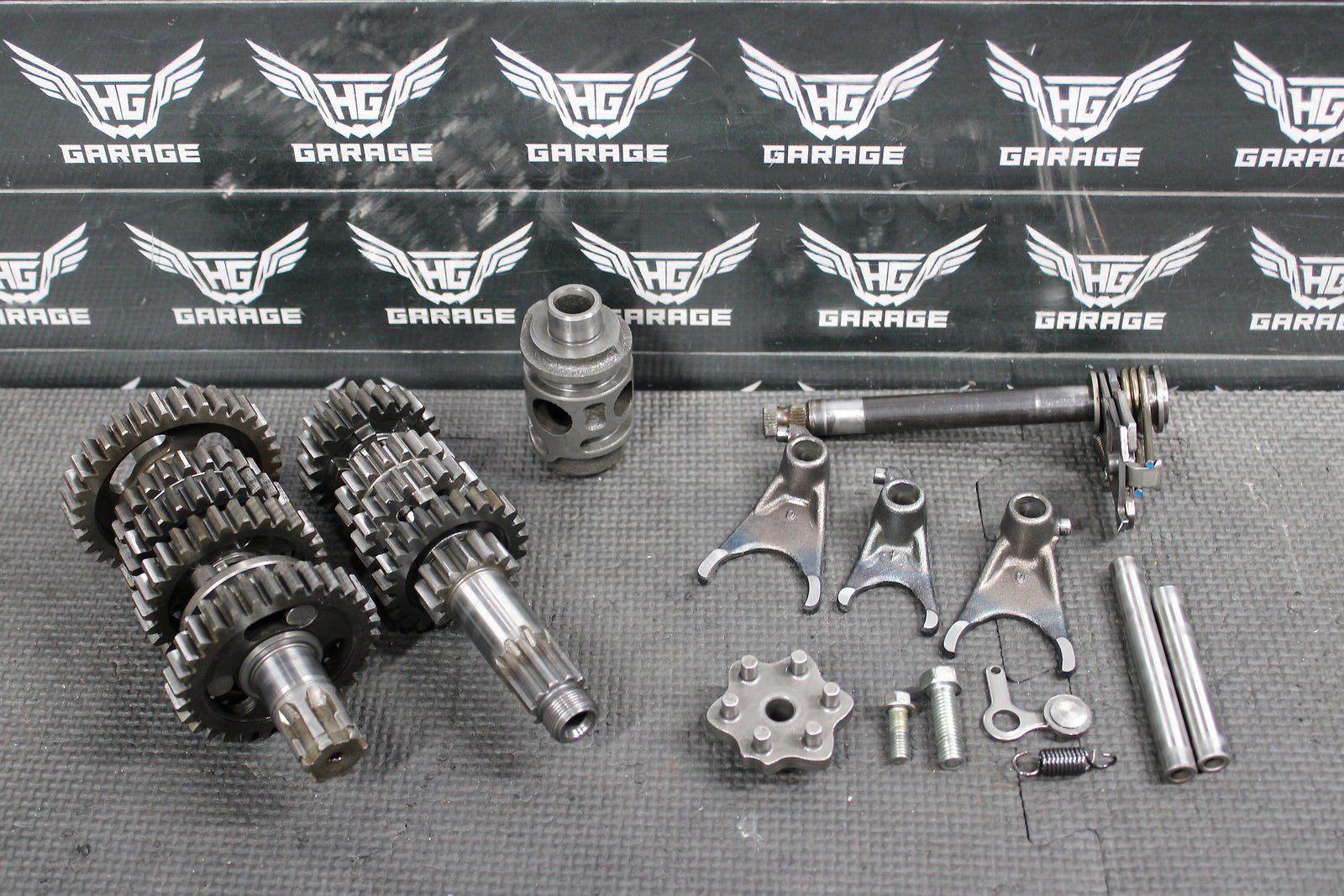 2005 KAWASAKI KX100 KX80 KX85 OEM ENGINE TRANSMISSION TRANNY ASSEMBLY GEARS - hggarage