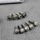 1999 SUZUKI 98 - 99 RM250 OEM POWER VALVE CYLINDER SIDE COVER COVERS & BOLTS - hggarage