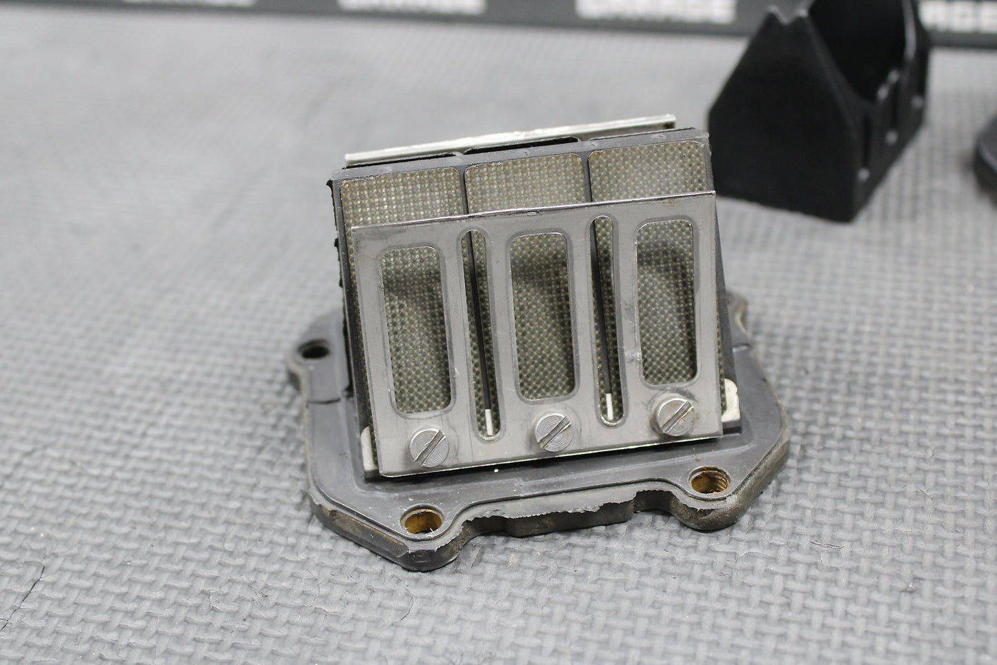 1995 KTM 250 300 OEM INTAKE BOOT REED BLOCK ASSEMBLY 54630050000 54630351244 - hggarage