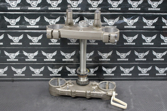 2006 YAMAHA 06 - 14 YZ450F OEM FRONT FORKS LOWER UPPER TRIPLE TREE STEM SET - hggarage