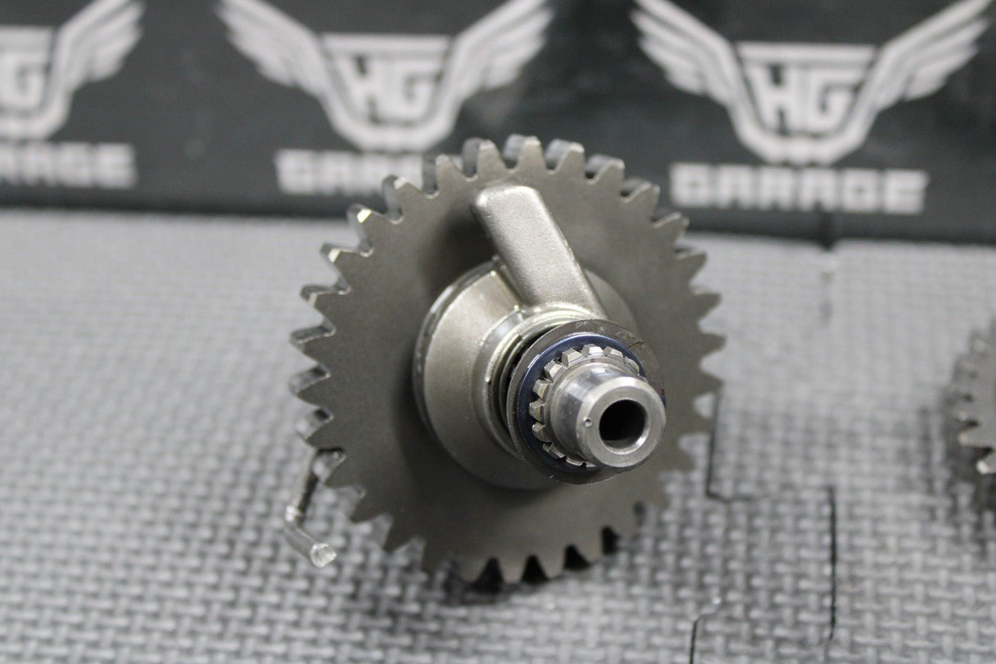 1993 88 - 93 KAWASAKI KX125 OEM KICKSTART KICK START SHAFT W IDLER GEAR 13066 - 1019 - hggarage