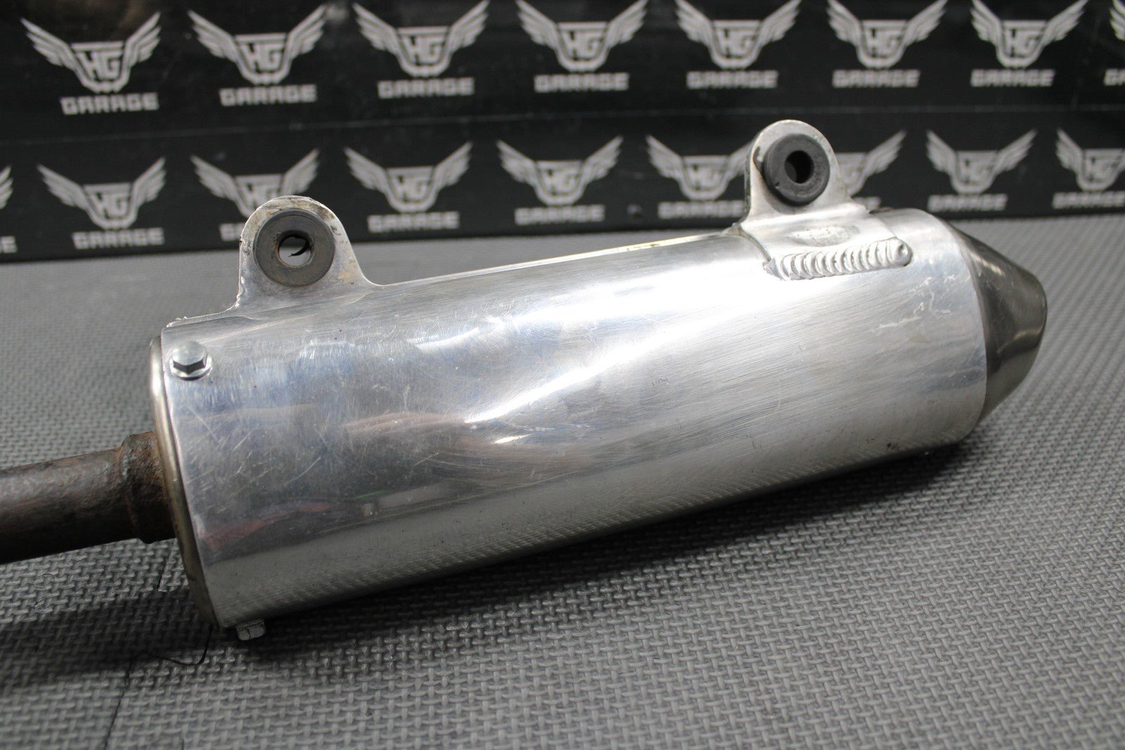 1996 KAWASAKI 95 - 98 KX125 FMF POWERCORE MUFFLER EXHAUST SILENCER SLIP ON PIPE - hggarage