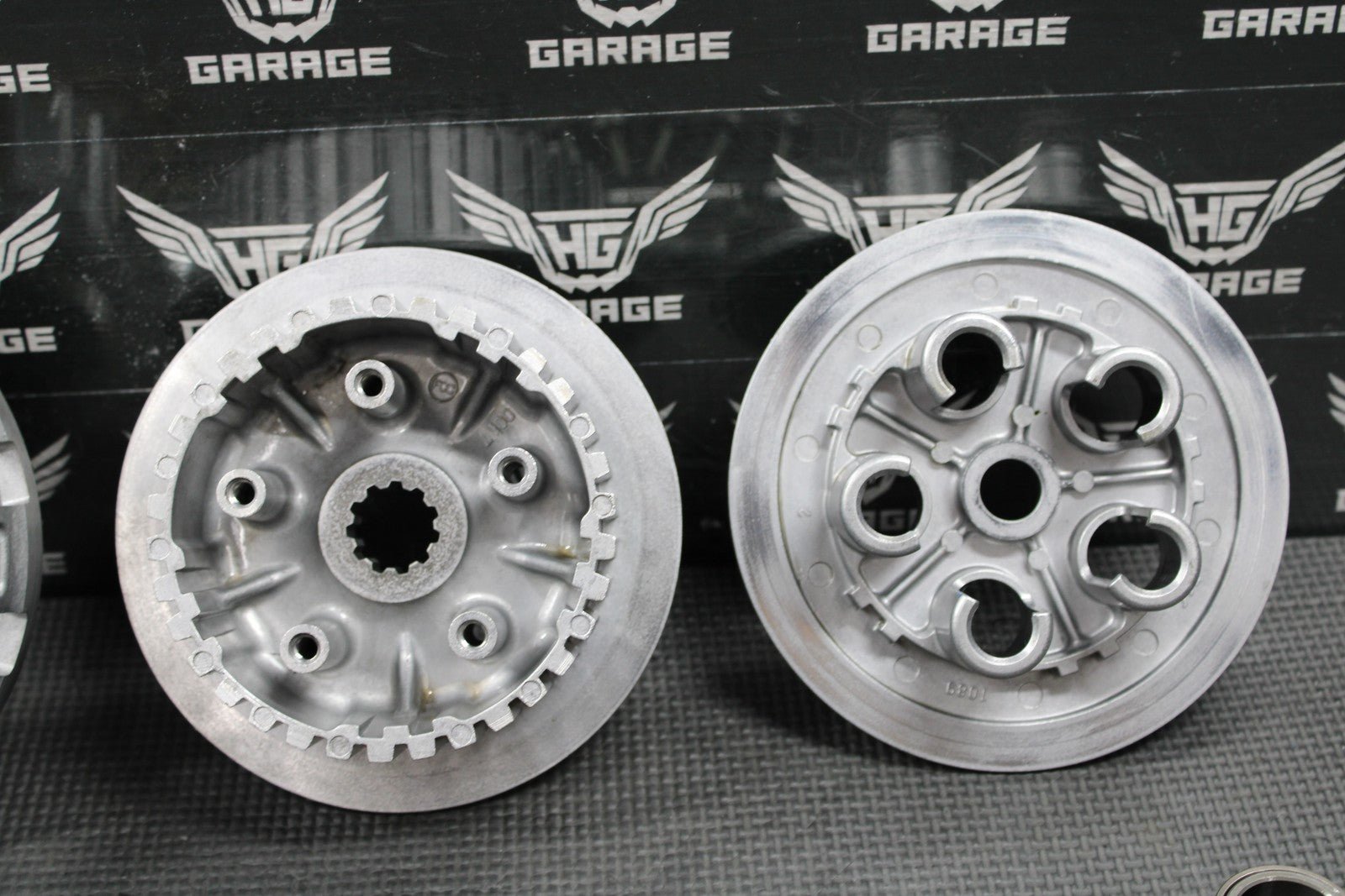 2014 KAWASAK 10 - 14 KX250F OEM COMPLETE CLUTCH W PLATES BASKET HUB SPRINGS GOOD! - hggarage