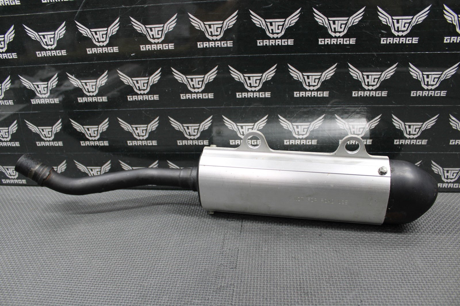 2003 03 - 05 KAWASAKI KX125 OEM MUFFLER EXHAUST SILENCER SLIP ON PIPE 18100 - 0003 - hggarage