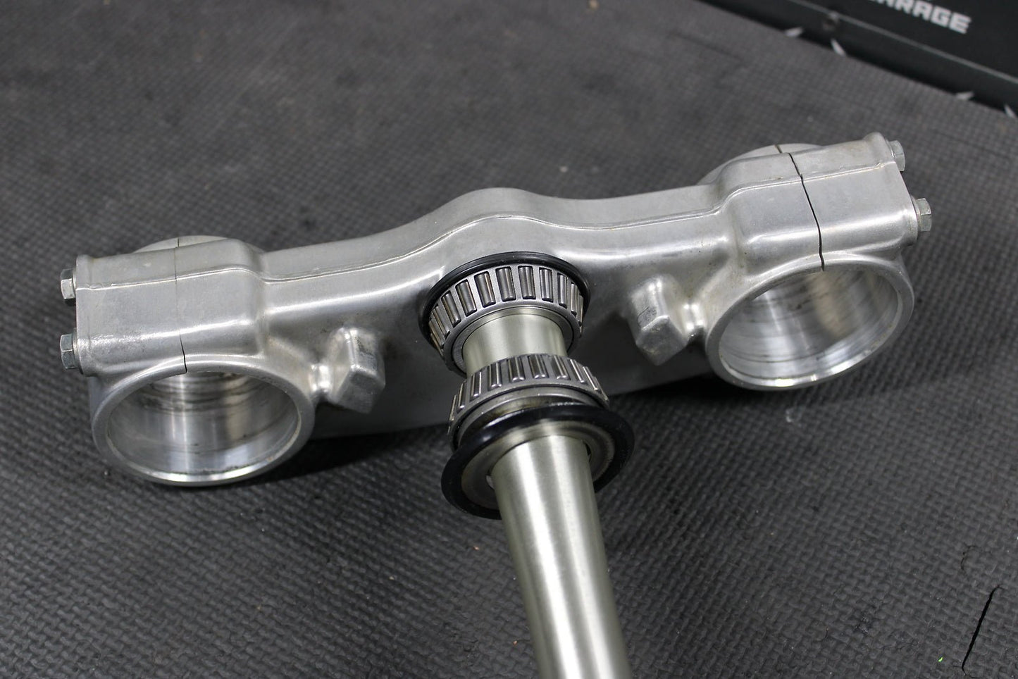 2006 HONDA CR125R 05 - 07 OEM FRONT FORKS LOWER UPPER TRIPLE TREE STEM CLAMP NICE! - hggarage