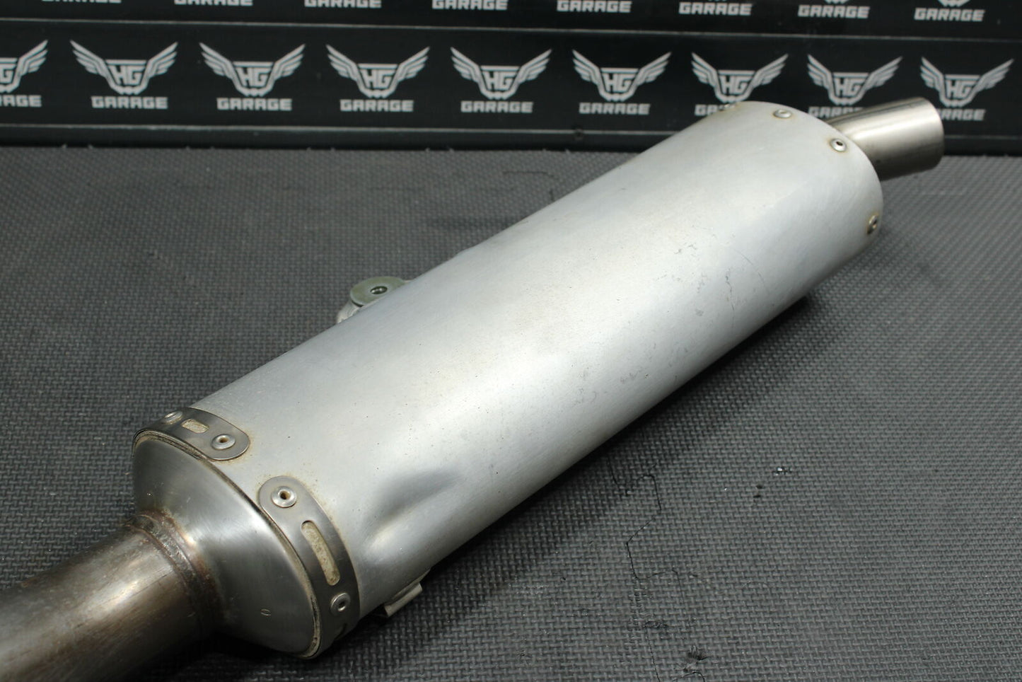 2004 YAMAHA YZ450F OEM MUFFLER EXHAUST SILENCER SLIP ON PIPE MINT!