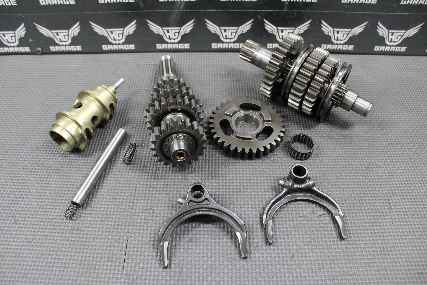2008 KTM 07 - 09 450 SXF OEM ENGINE TRANSMISSION TRANNY GEARS GEARBOX SHIFT FORKS - hggarage