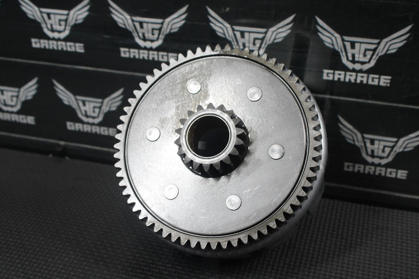 1986 Kawasaki KDX200 OEM Complete Clutch W Plates Basket Hub - hggarage