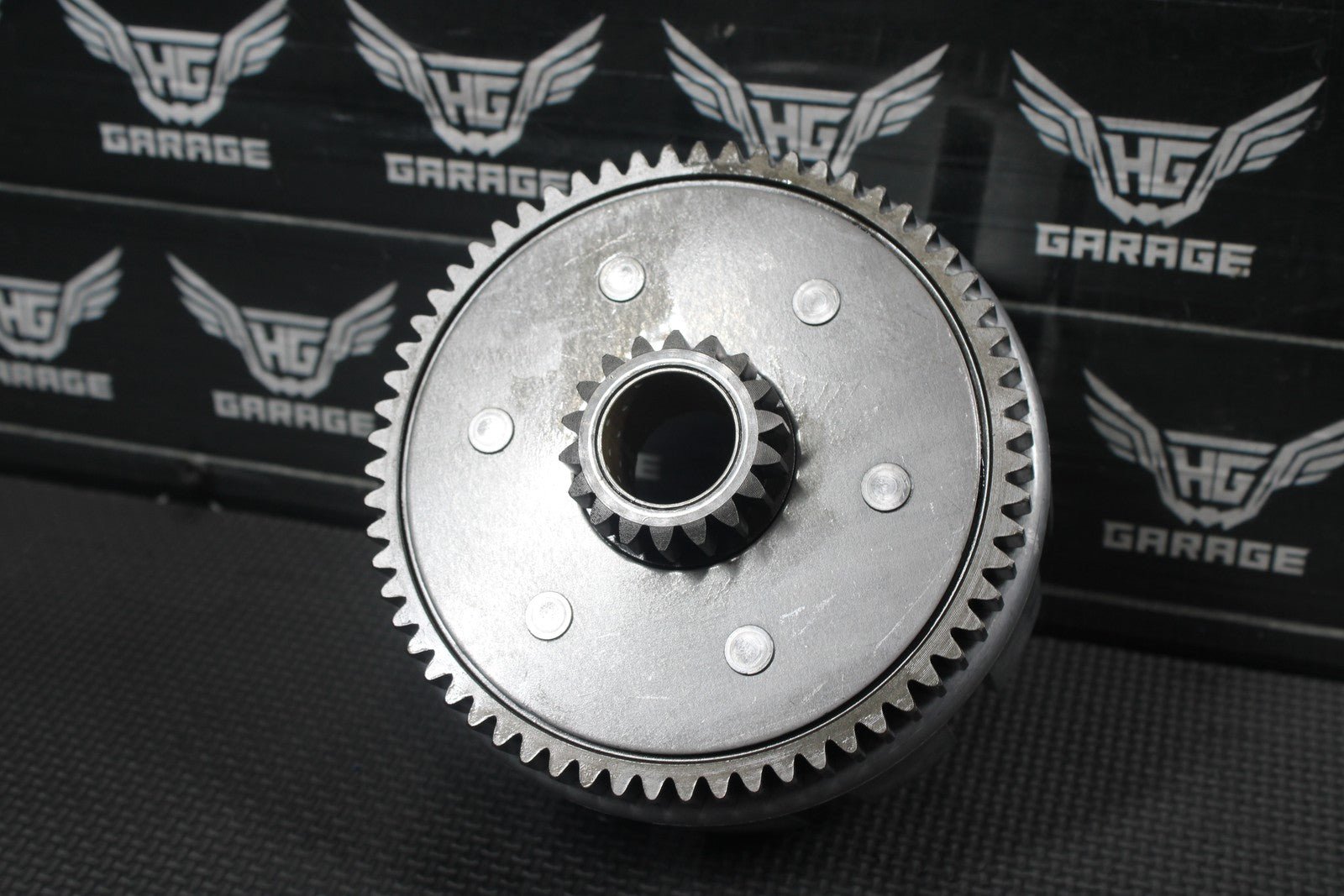 1986 Kawasaki KDX200 OEM Complete Clutch W Plates Basket Hub - hggarage