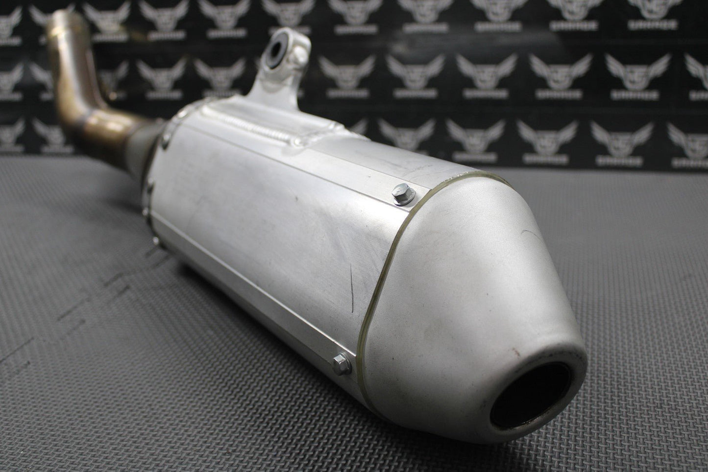 2020 SUZUKI 19 - 22 RMZ250 OEM MUFFLER EXHAUST SILENCER SLIP ON PIPE 14310 - 46K10 - hggarage