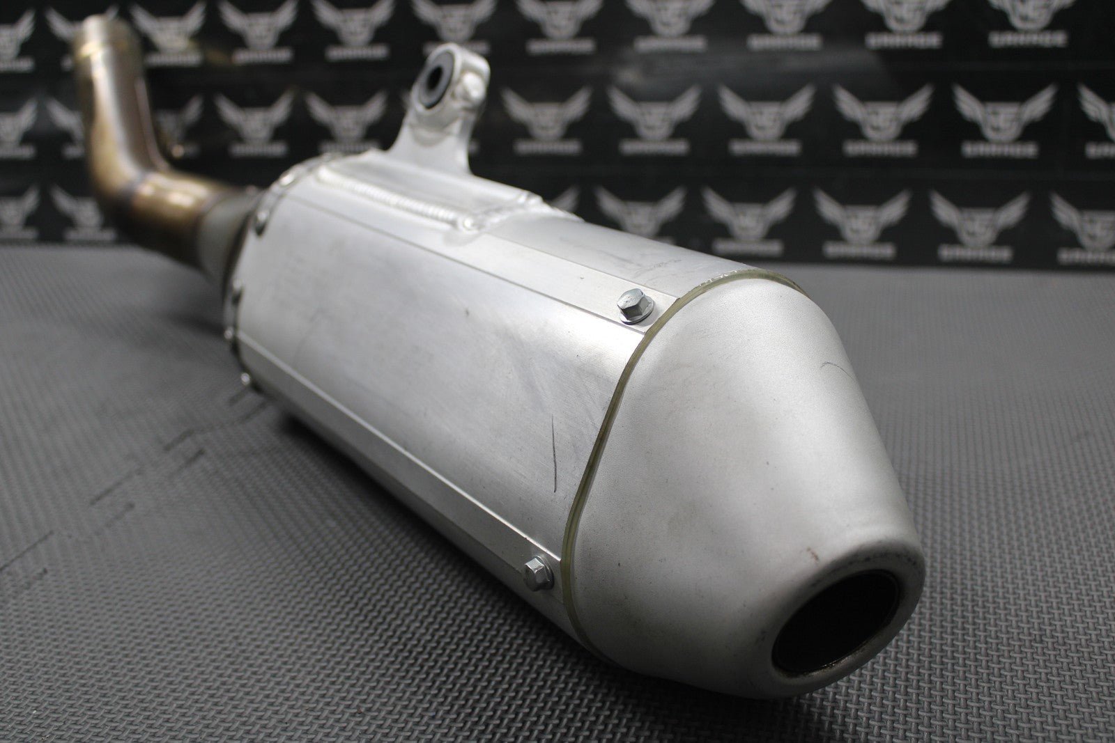 2020 SUZUKI 19 - 22 RMZ250 OEM MUFFLER EXHAUST SILENCER SLIP ON PIPE 14310 - 46K10 - hggarage