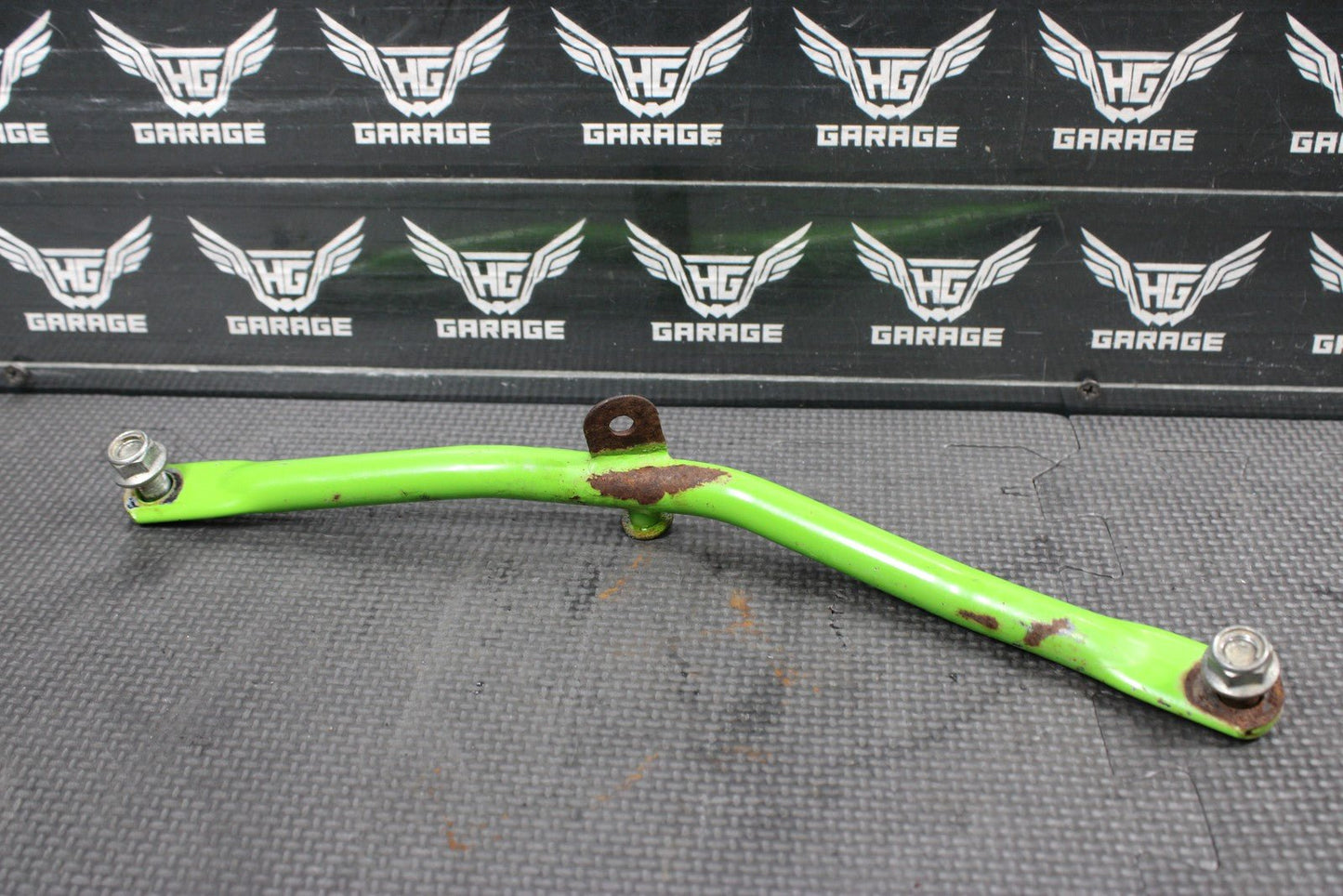 2001 KAWASAKI KX100 KX85 OEM REAR BACK SUB FRAME SUBFRAME 32160 - 1486 - CC GREEN - hggarage
