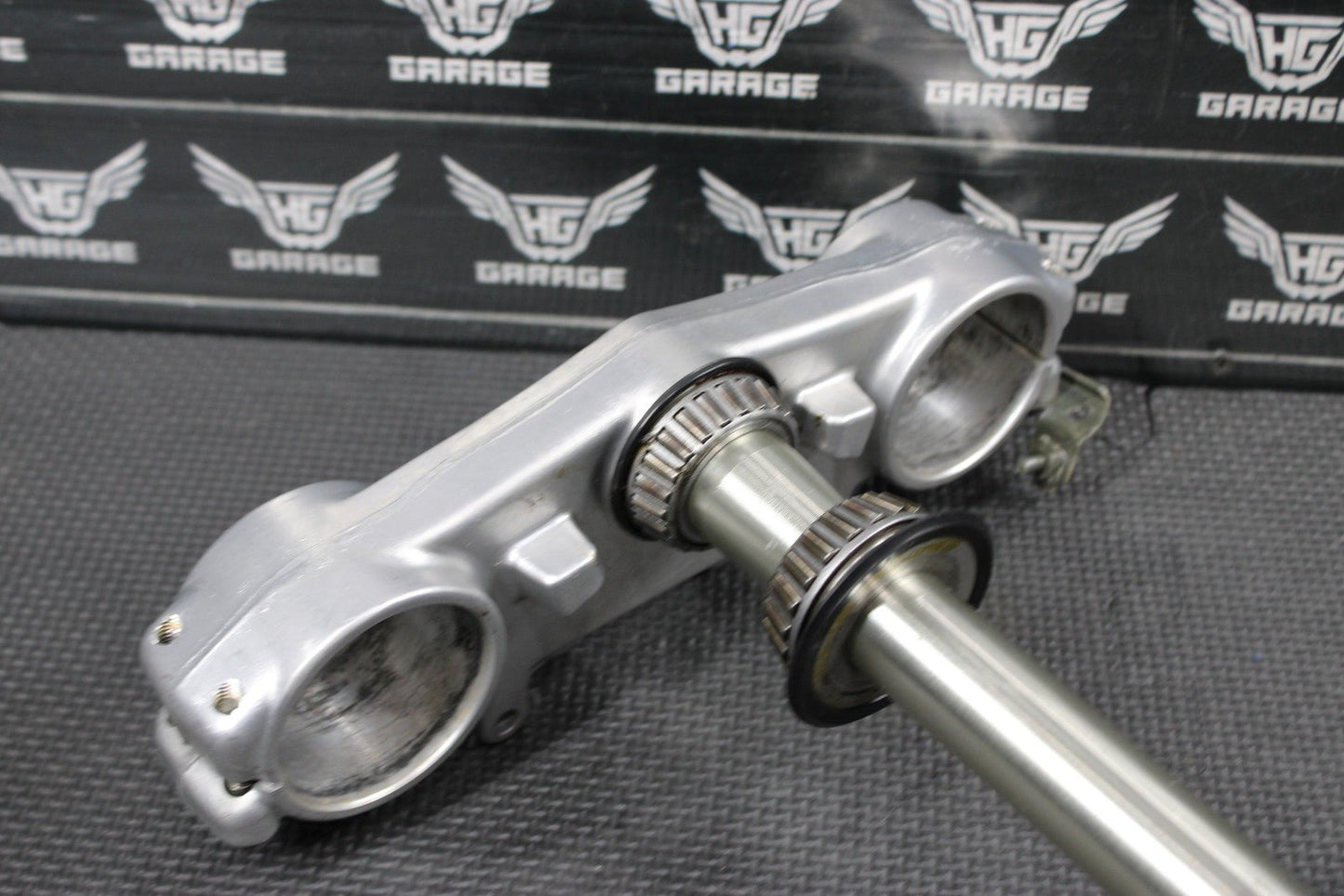 2001 YAMAHA YZ250 OEM FRONT FORKS LOWER UPPER TRIPLE TREE STEM CLAMP - hggarage