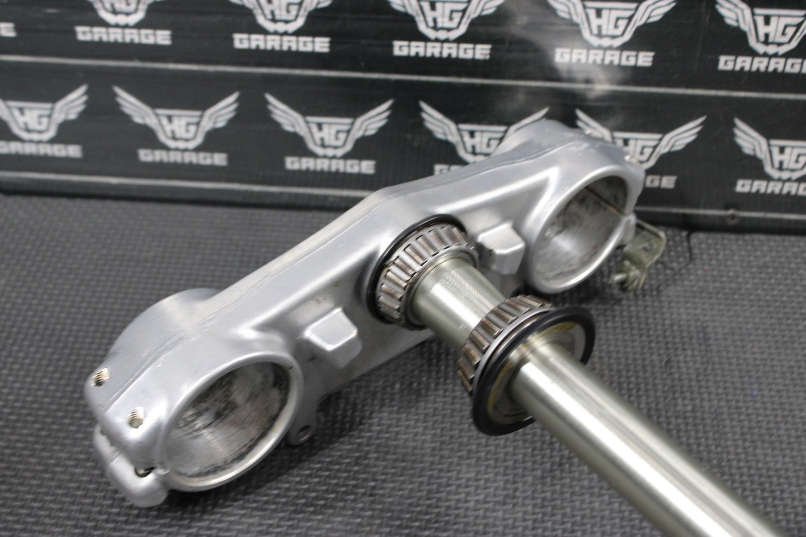 2001 YAMAHA YZ250 OEM FRONT FORKS LOWER UPPER TRIPLE TREE STEM CLAMP - hggarage