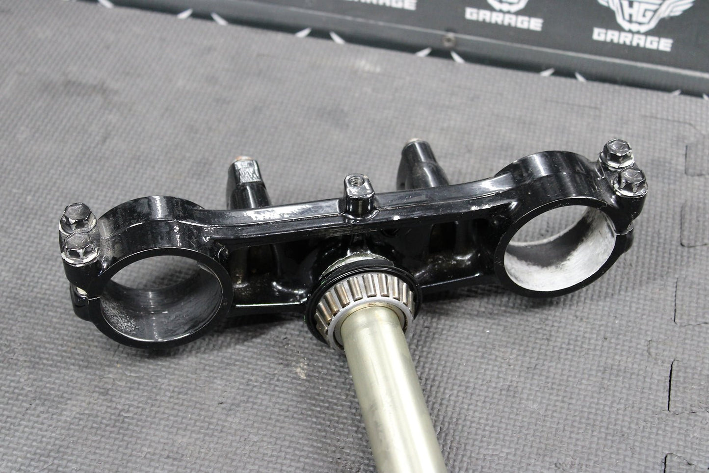 1999 Kawasaki KX125 OEM Front Forks Lower Upper Triple Tree Stem Clamp - hggarage