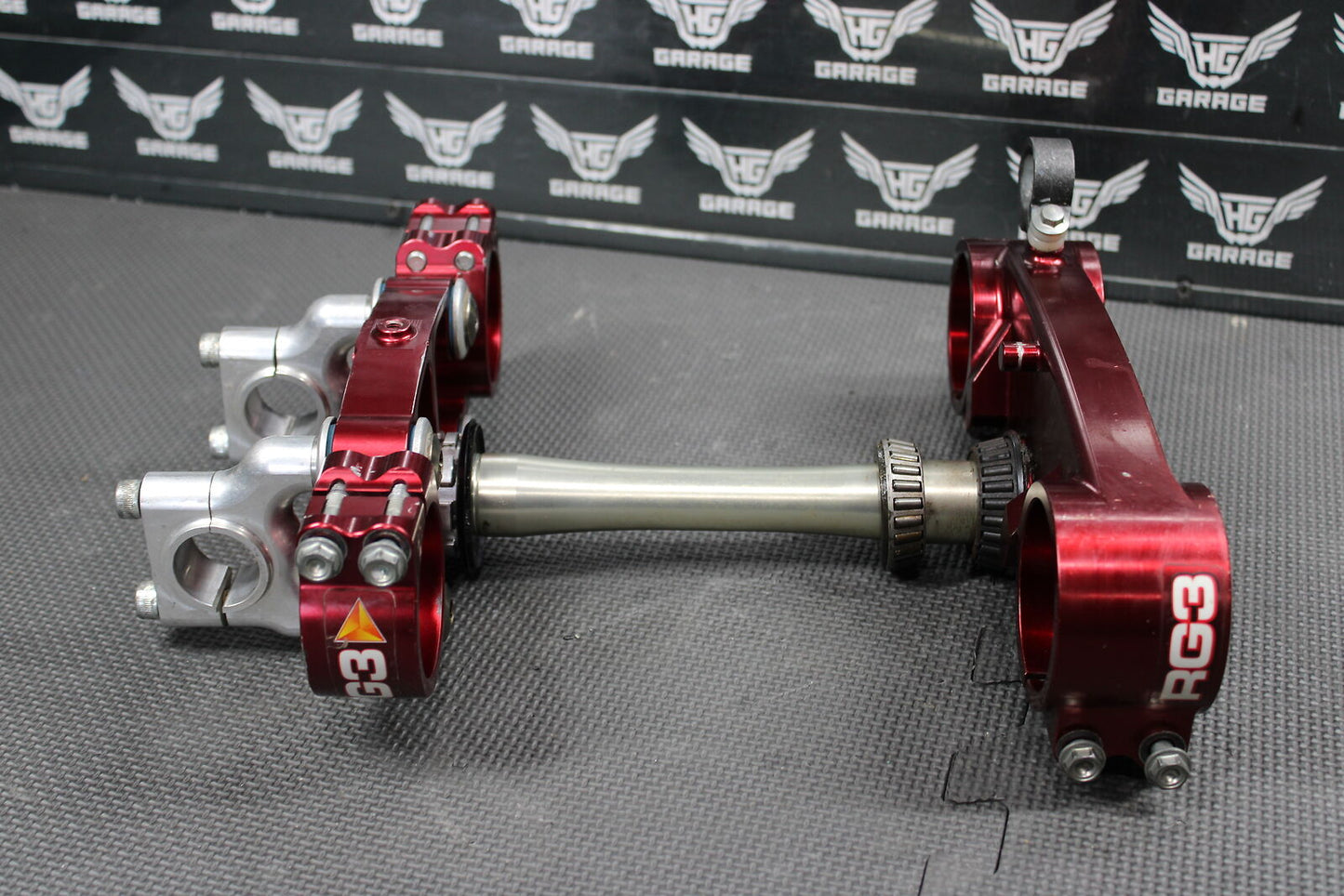 2007 HONDA CRF250R BILLET RG3 FRONT FORKS LOWER UPPER TRIPLE TREE