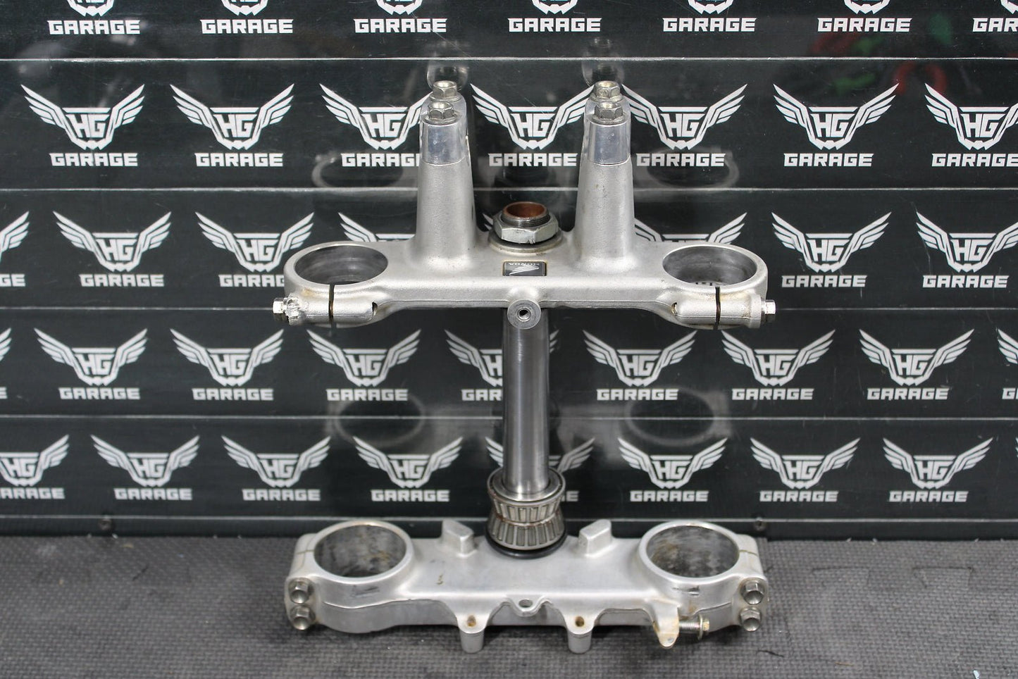2008 HONDA CRF150RB CRF150R EXPERT OEM FRONT FORKS LOWER TRIPLE TREE CLAMPS - hggarage
