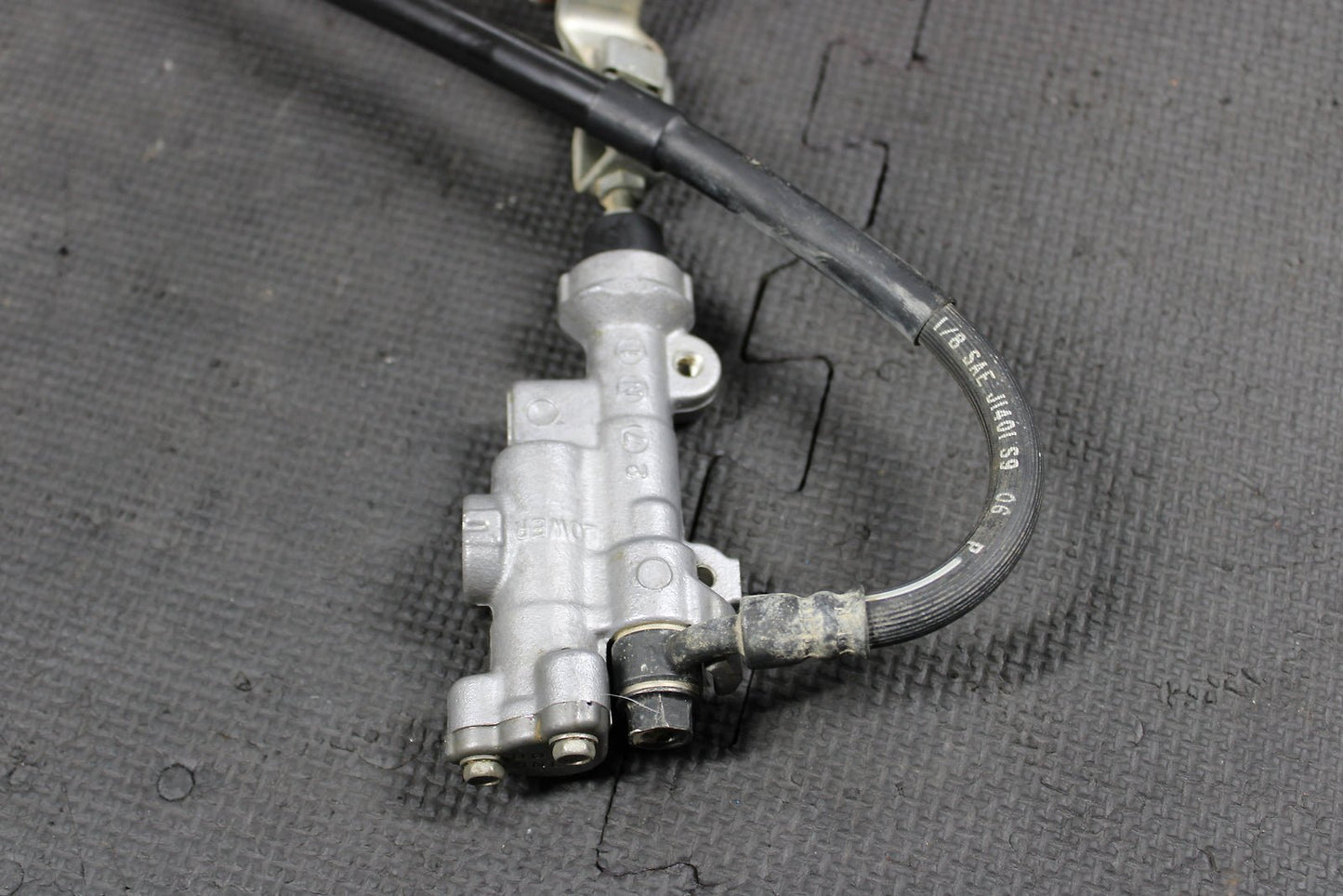2008 HONDA CRF150RB BIGWHEEL OEM NISSIN REAR BACK BRAKE CALIPER MASTER CYLINDER - hggarage