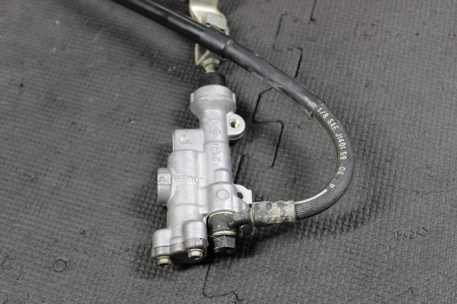 2008 HONDA CRF150RB BIGWHEEL OEM NISSIN REAR BACK BRAKE CALIPER MASTER CYLINDER - hggarage