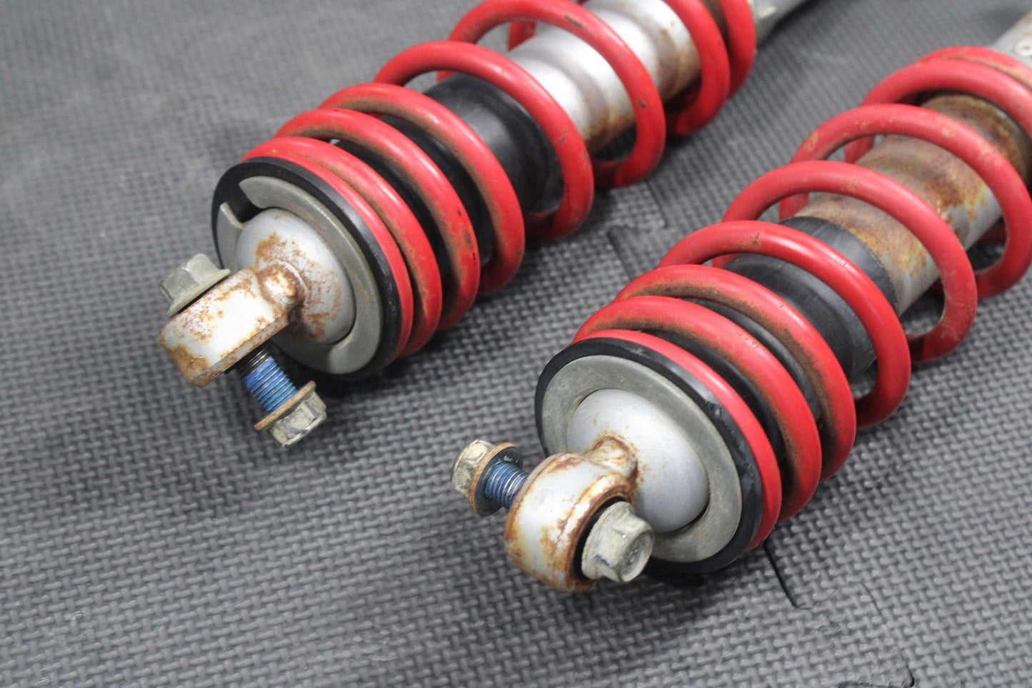 2004 04 - 08 SUZUKI QUADSPORT Z250 OEM FRONT FORKS SHOCK SUSPENSION SET PAIR - hggarage