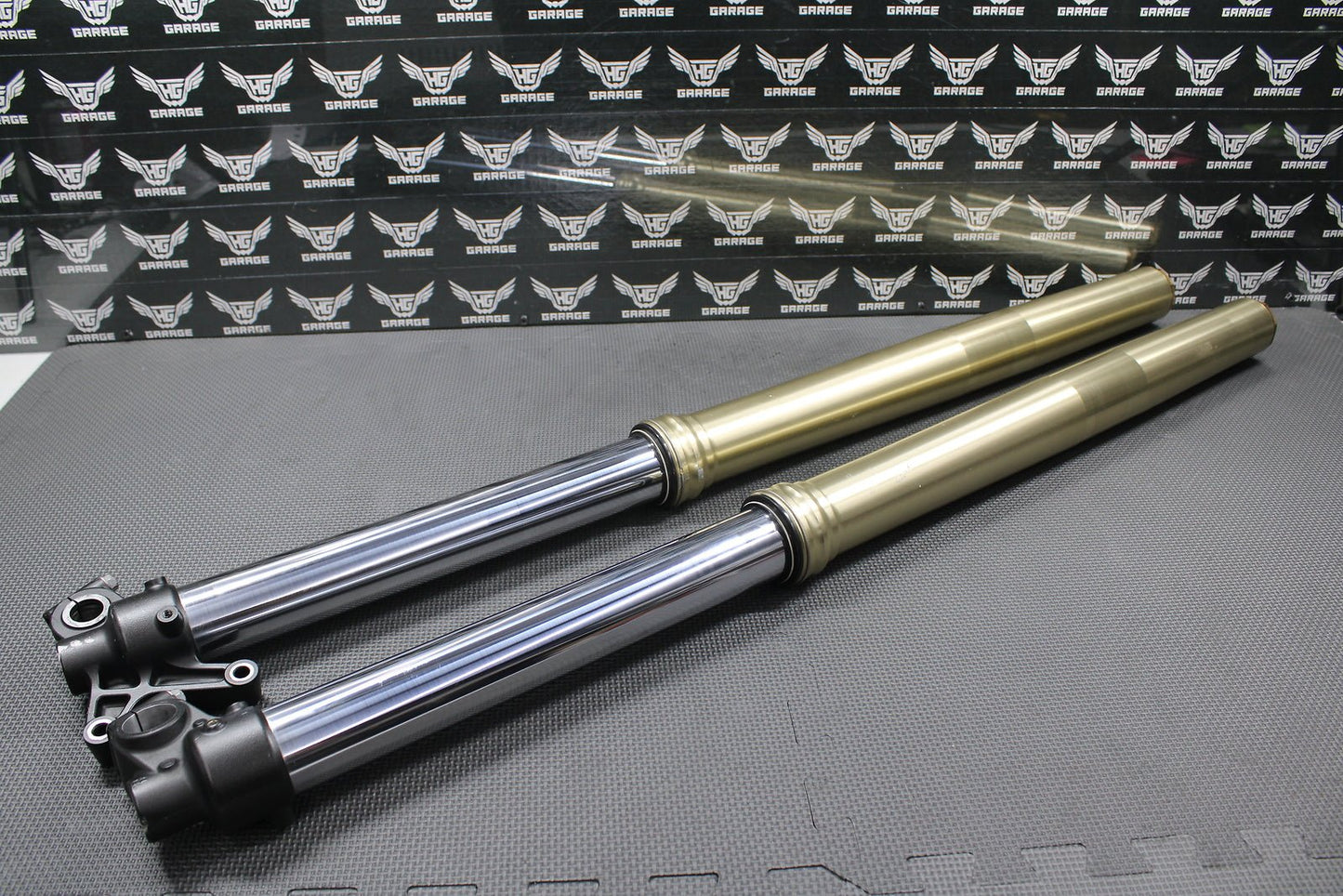 2018 2019 YAMAHA YZ250FX OEM 48MM RIGHT LEFT FRONT SUSPENSION FORKS SHOCKS NICE! - hggarage