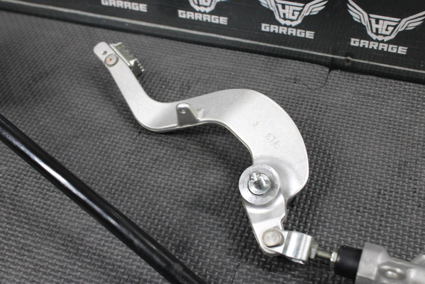 2005 YAMAHA YZ450F OEM NISSIN REAR BACK BRAKE CALIPER MASTER CYLINDER LEVER MINT - hggarage
