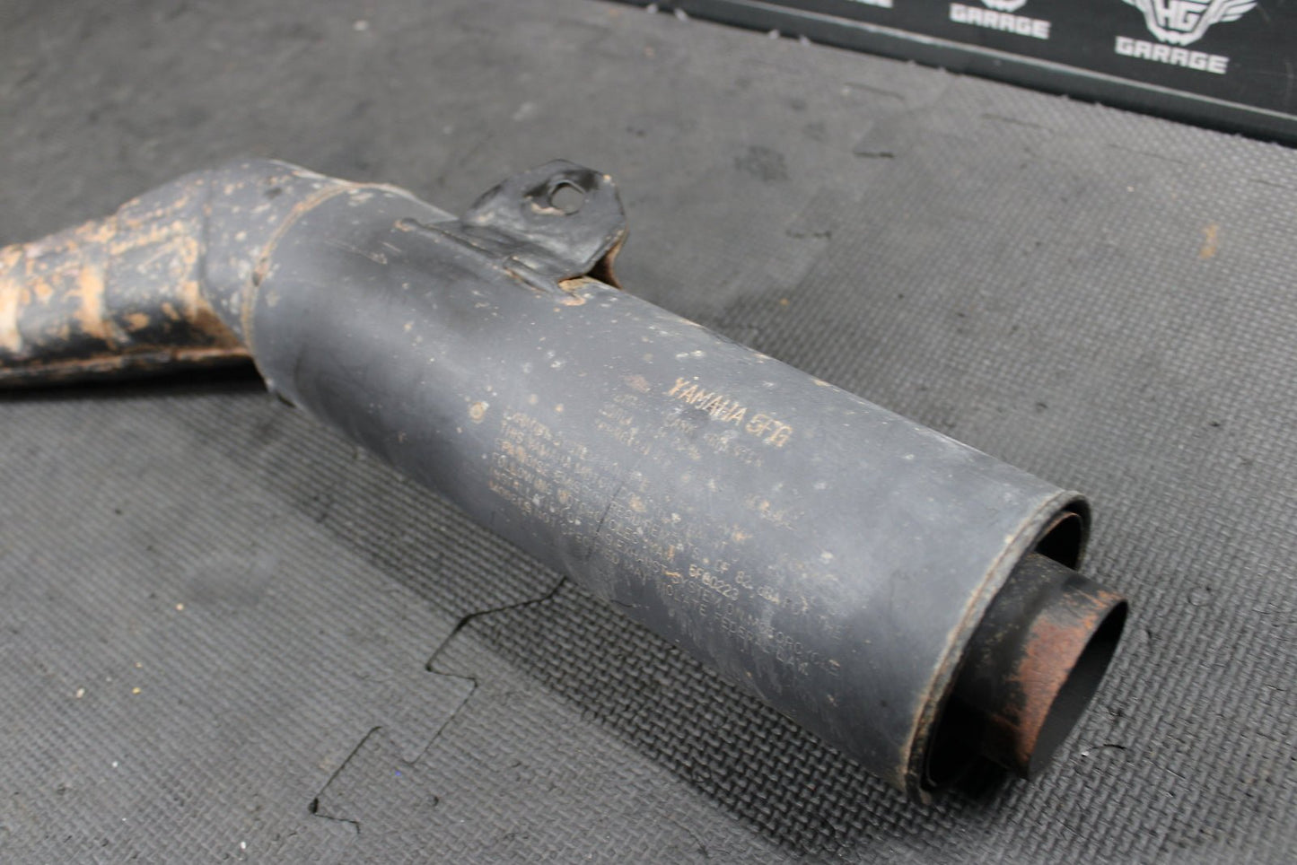 2001 YAMAHA TTR225 OEM MUFFLER EXHAUST SILENCER SLIP ON PIPE 5FG - 14711 - 00 - 00 - hggarage