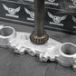 1986 KAWASAKI KDX200 OEM FRONT FORKS LOWER UPPER TRIPLE TREE STEM CLAMP SET - hggarage