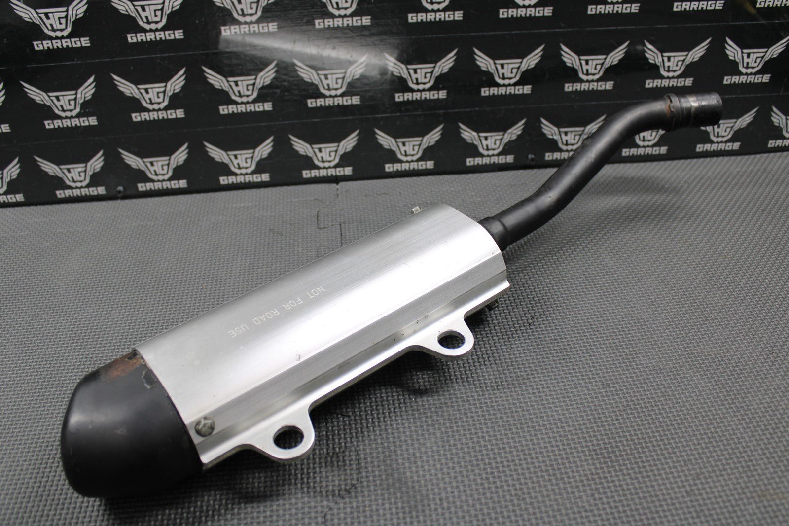 2003 03 - 05 KAWASAKI KX125 OEM MUFFLER EXHAUST SILENCER SLIP ON PIPE 18100 - 0003 - hggarage