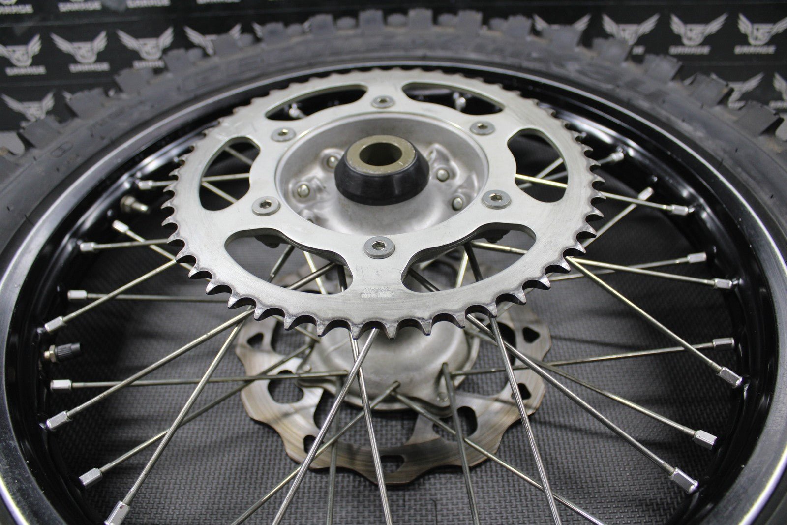 2019 2020 SUZUKI RMZ250 OEM DID REAR BACK WHEEL RIM HUB TIRE 19 x 1.85 GOOD! - hggarage